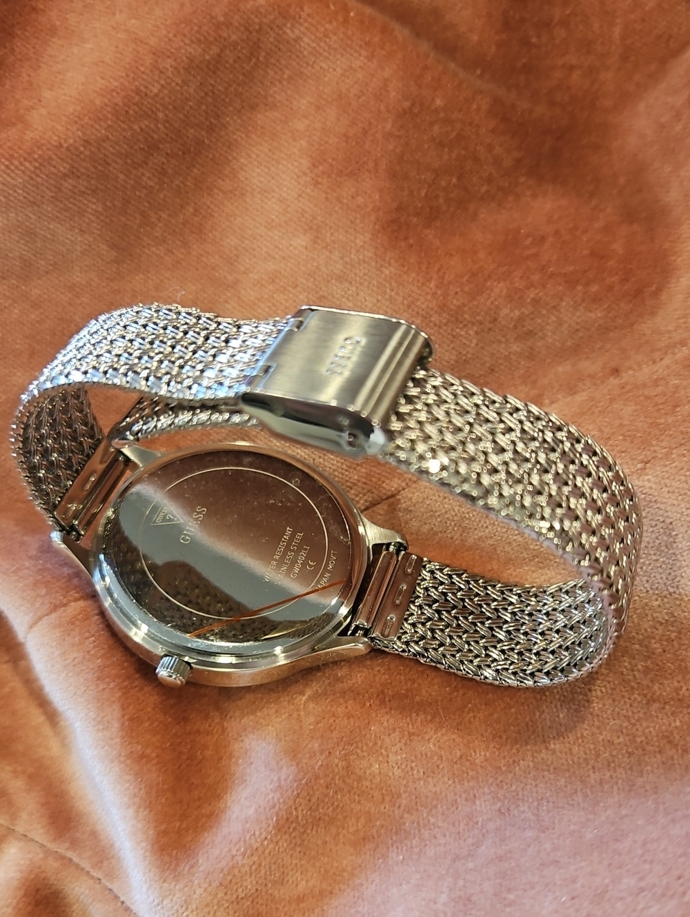 Guess Silver Rhinestone Watch EUC - Picture 5 of 9
